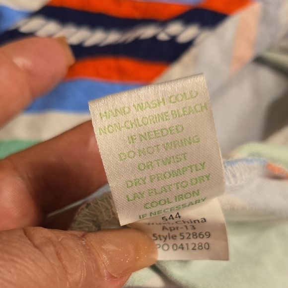 Lilly Pulitzer Blue and Orange Striped Maxi Dress - Picture 10 of 10